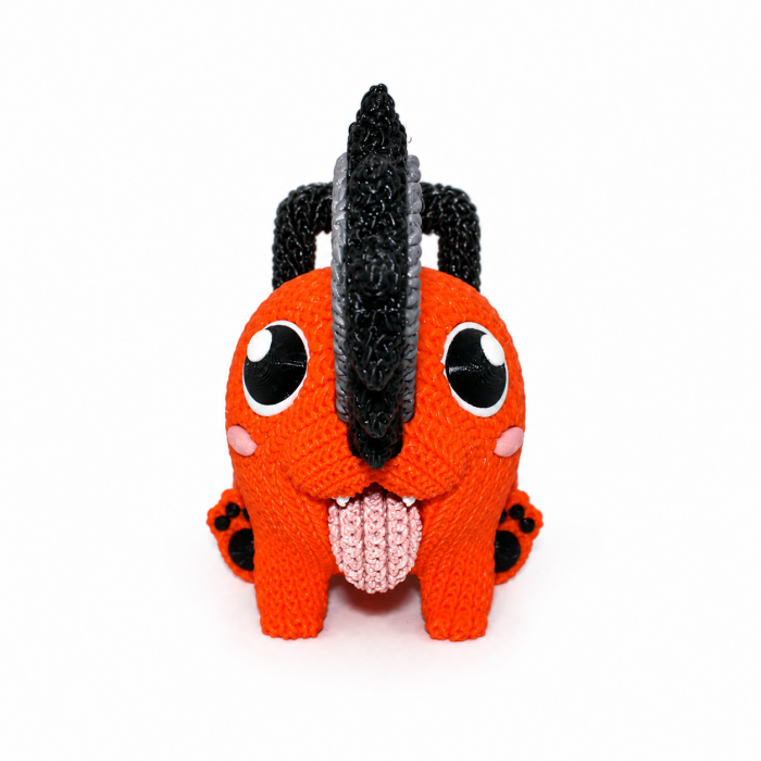 Фигурка Почита в стиле вязаной игрушки. 18см
