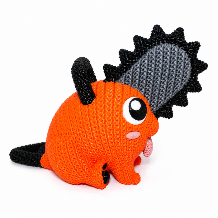 Фигурка Почита в стиле вязаной игрушки. 18см